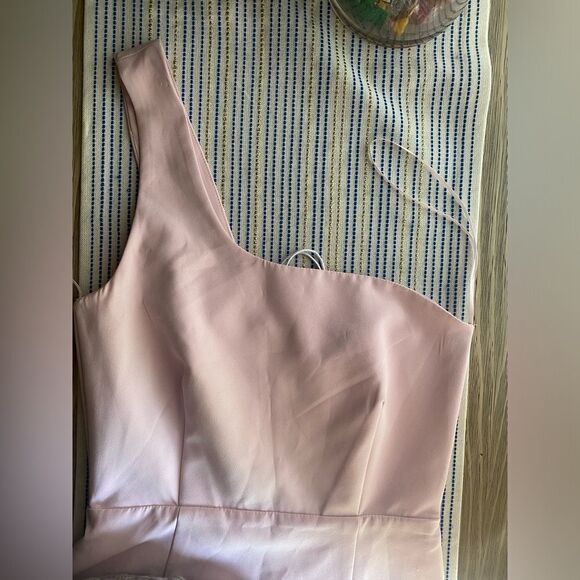 Runaway The Label Chrisalis Midi Dress Size XS Pink  One Shoulder New - Picture 15 of 16